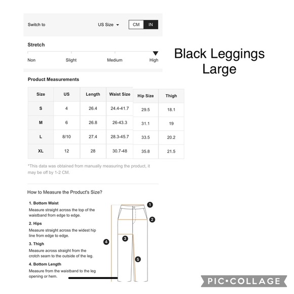 🖤 SHEIN Mesh Insert Cropped Leggings 🖤 - Picture 10 of 10